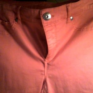 maurices coral jeggings